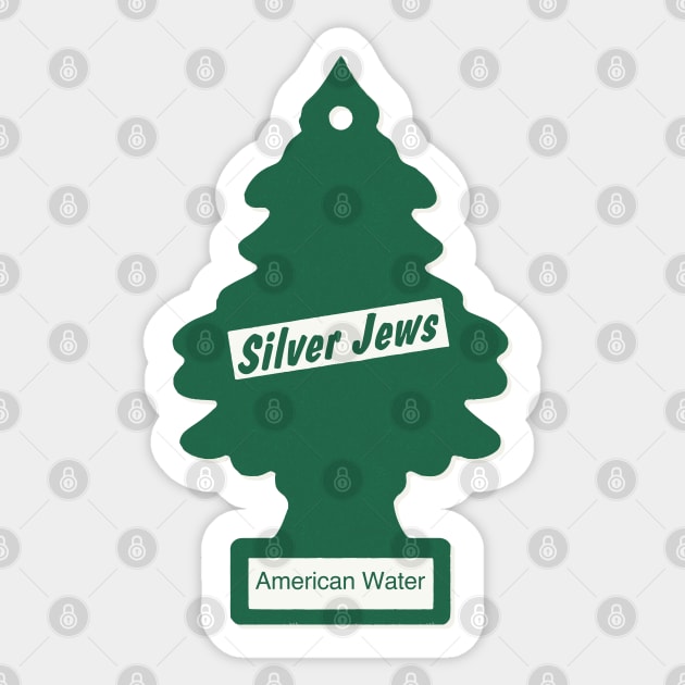 Silver Jews  -  Original Retro Design Sticker by unknown_pleasures